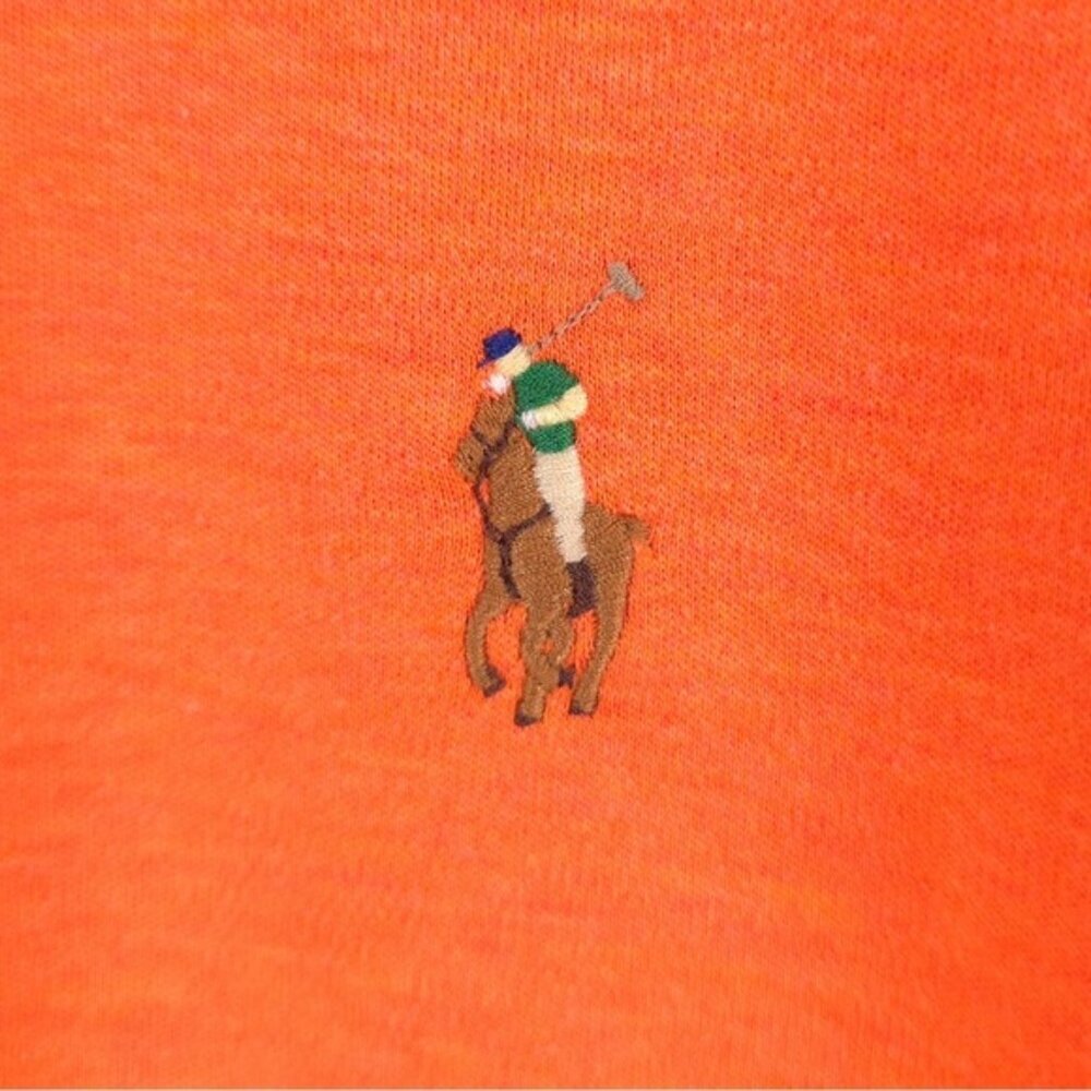 NWT POLO‎ RALPH LAUREN Orange M CLASSIC FIT 100% SOFT COTTON Polo Shirt SMALL - Picture 10 of 13